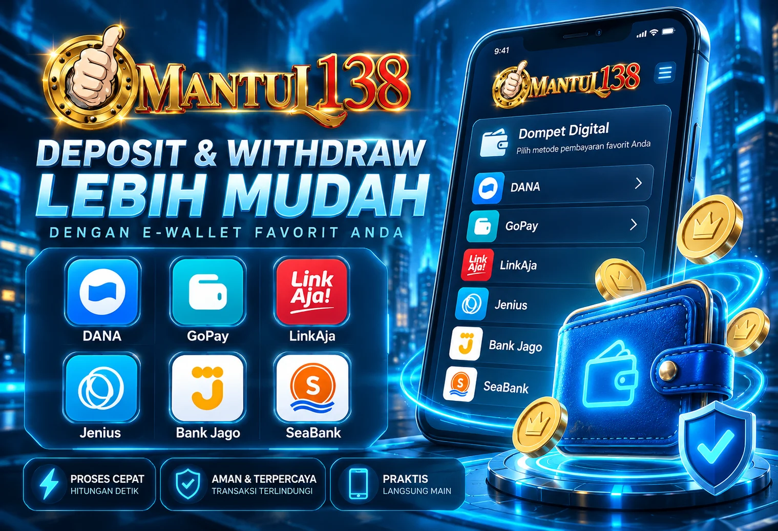 Ilustrasi alur withdraw mobile MANTUL138 melalui akun pengguna